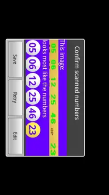 Mega Millions Scanner Lite android App screenshot 0
